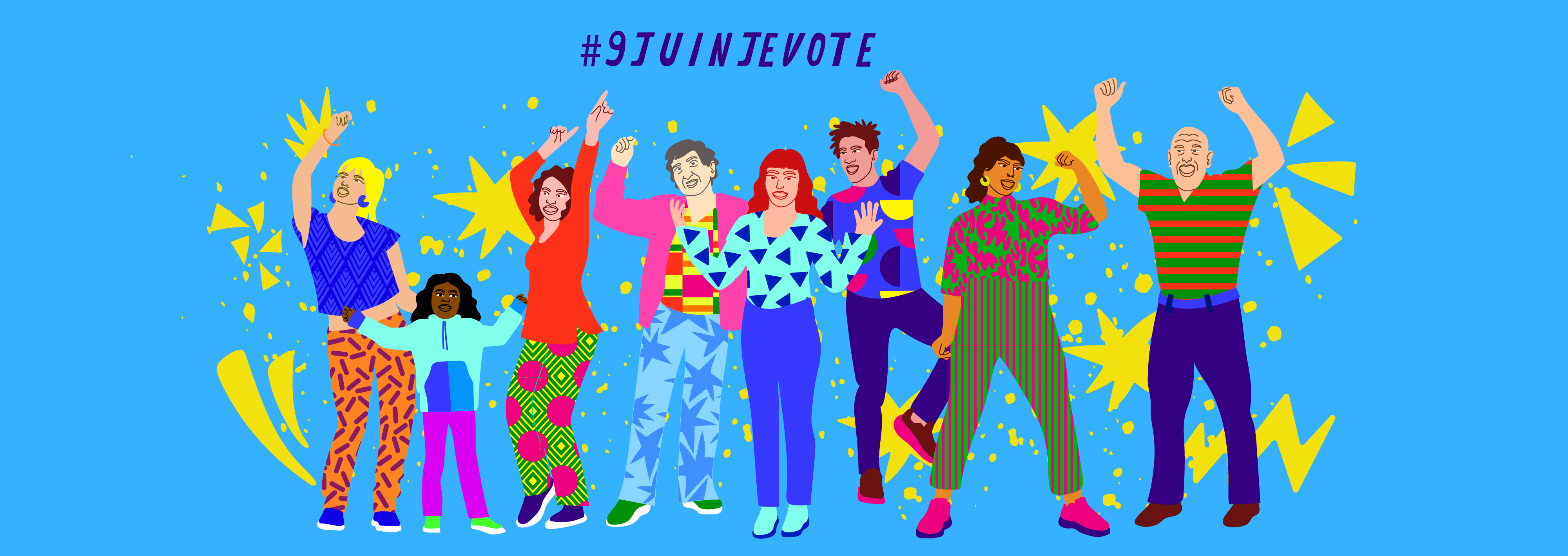 JE RAPPELLE À 3 PROCHES D’ALLER VOTER LE 9 JUIN