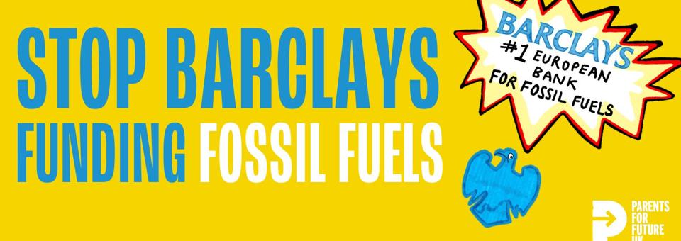 Barclays funding fossil fuels