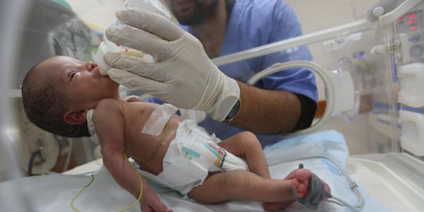LET BABY MILK INTO GAZA